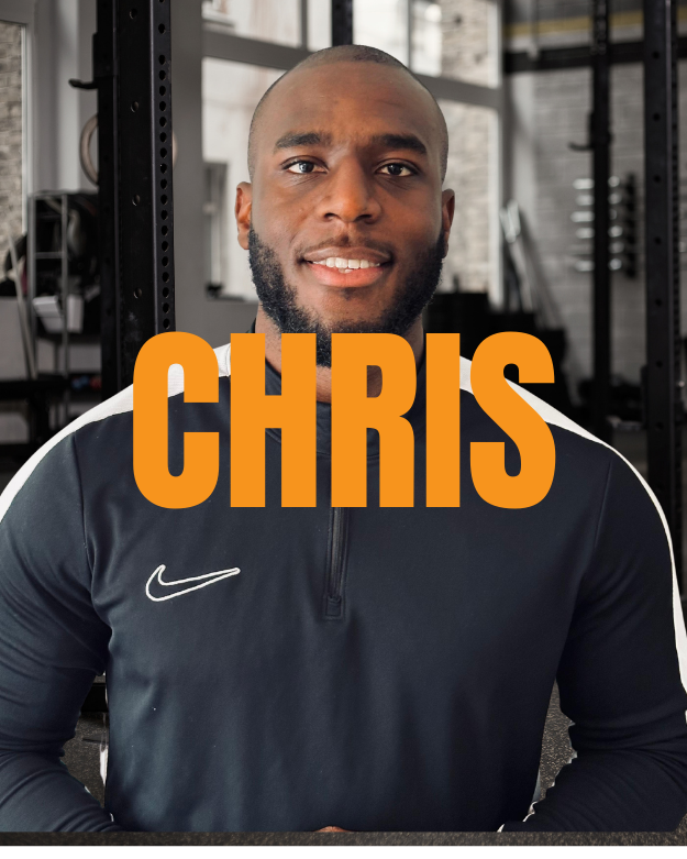 Chris from the healthshift team in the gym wearing a training top